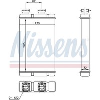Nissens WäRmetauscher HeizungsküHler Passend FüR BMW 3Er Compact 316 TI 318