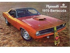 1970 Plymouth Barracuda Auto Refrigerator Tool Box Magnet