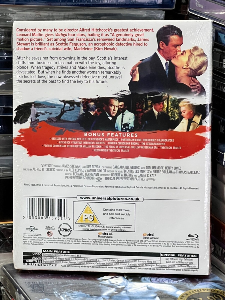 Vertigo 60th Anniversary Limited Edition Steelbook (region UK