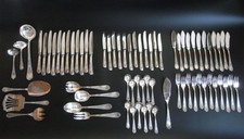 142 Teile Silberbesteck 1930 Frionnet Francois Mod. Marly 12 Pers+ Silver Plated