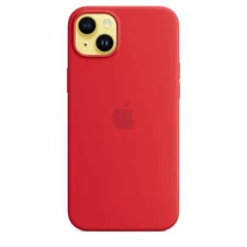 Genuine Apple iPhone 14 Plus Silicone MagSafe Case / Cover - PRODUCT (RED)