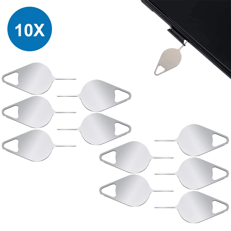 10 pièces Outil de retrait de carte pour tous - Samsung S21, S20 A et M Series - Photo 2/4