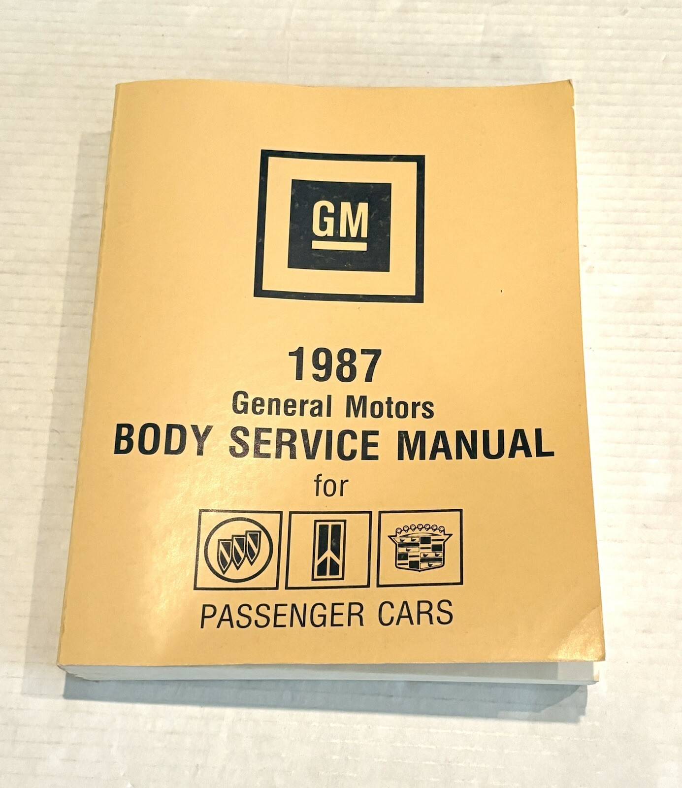 1987 GM General Motors Body Service Manual for Passenger Cars Technical Service