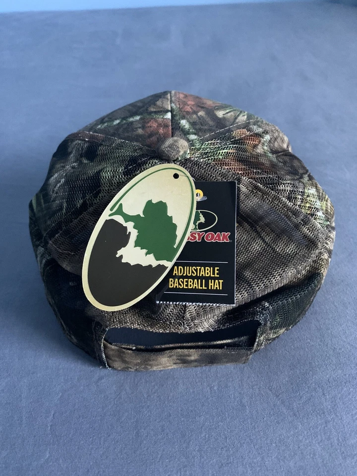 Mossy Oak American Flag Men’s Adjustable Baseball Hat Support The Troops NEW - Image 3 of 4
