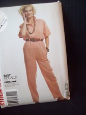Vintage McCalls Pattern 4851 EASY SEW Pants & Shirt Sizes 6-8-10 Uncut/FF NOS