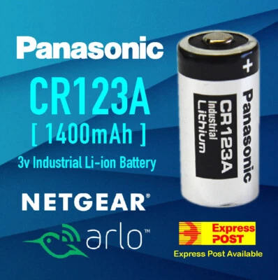 Panasonic 3V CR123A CR17345 Lithium Battery CR123 DL123A EL123A F Arlo Camera - image 1 of 3