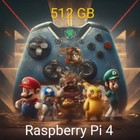 RetroBlast 512GB Micro-SD Card Raspberry Pi 4 Plug & Play Retro Gaming