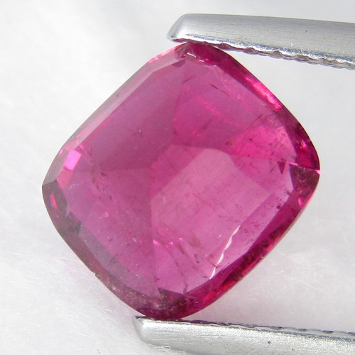 Forma cuscino pietra preziosa sciolta 2,93 cts naturale bella collezione rubellite - Foto 5 di 5