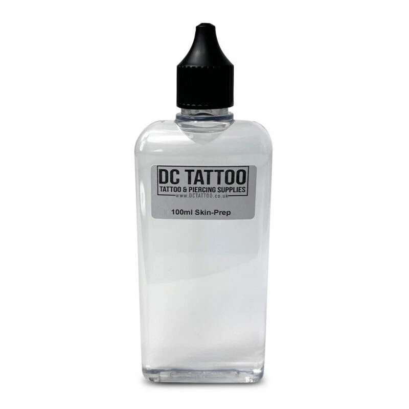 DCtattoo - 100ml Tattoo Skin-Prep Solution PRE Stencil Skin cleaning