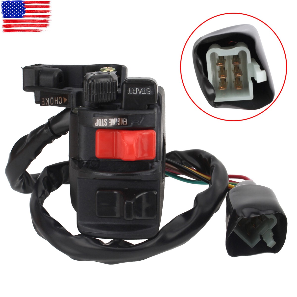 for Kawasaki Lakota 300 Prairie 400 Handlebar Switch Start Kill