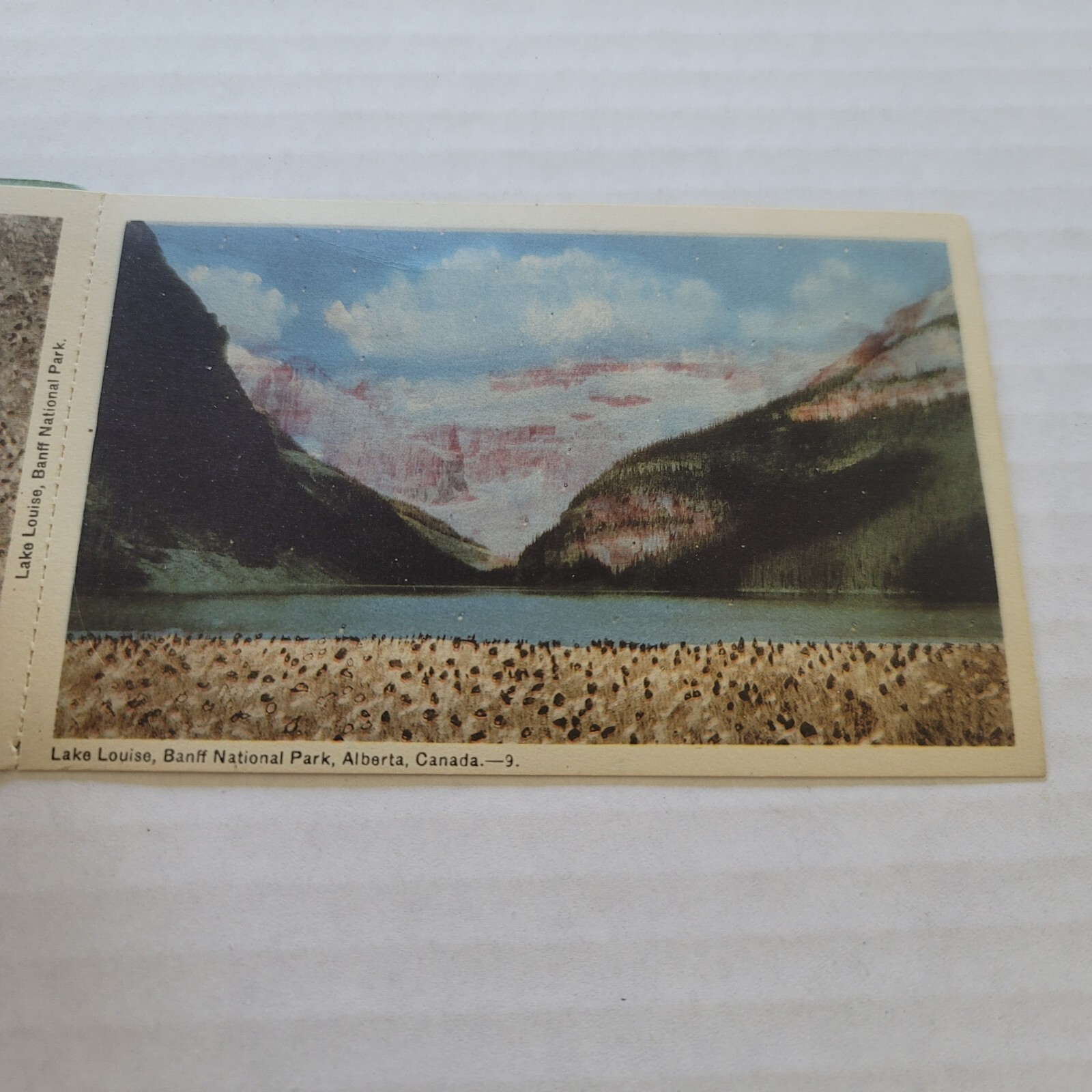 Vintage Banff Alberta Canada Miniature Postcard View Album 10 Postcards