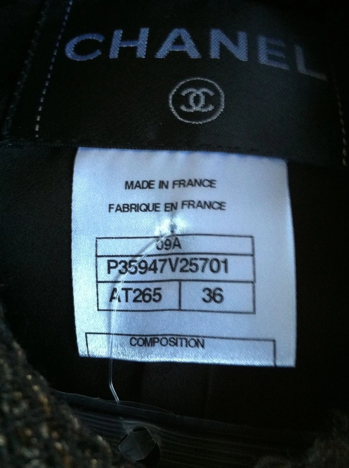 Chanel VINTAGE 09A NUOVE ETICHETTE PARIS MOSCA Tweed Oro Marrone Giacca Agnello pelliccia FR36