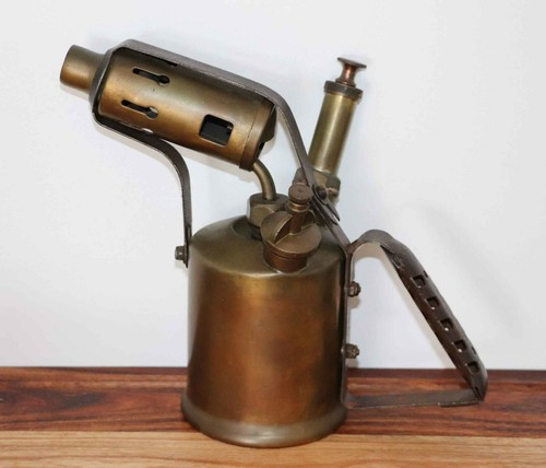 Brass Blow Torch Buflam, Chas Twigg & Co Ltd, Birmingham England - Vintage -RARE - Photo 2/6