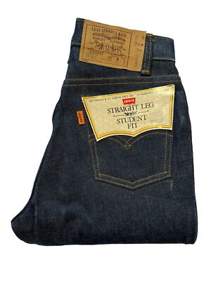 Levi's 718 Student Jeans 25x27 Straight Leg Blue Vintage NWT