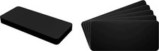  30 CD Disc Jewel Case Shelf Index Divider Cards - 3"x6-3/4" - Black Eco 20mil