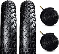 Zol Bundle Pack Fat Bike Tire 26" X4.0 and Fat Bike Bicycle Tube 26" X4.0