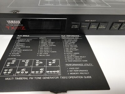 YAMAHA TX81Z FM sound source FM Synthesizer FM Tone Generator | eBay