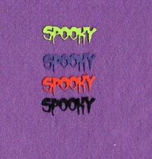 SPOOKY Halloween die cuts scrapbook cards