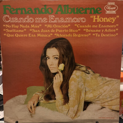 FERNANDO ALBUERNE - CUANDO ME ENAMORO Vinyl Record LP - PANART 3118 VG+ Cuba