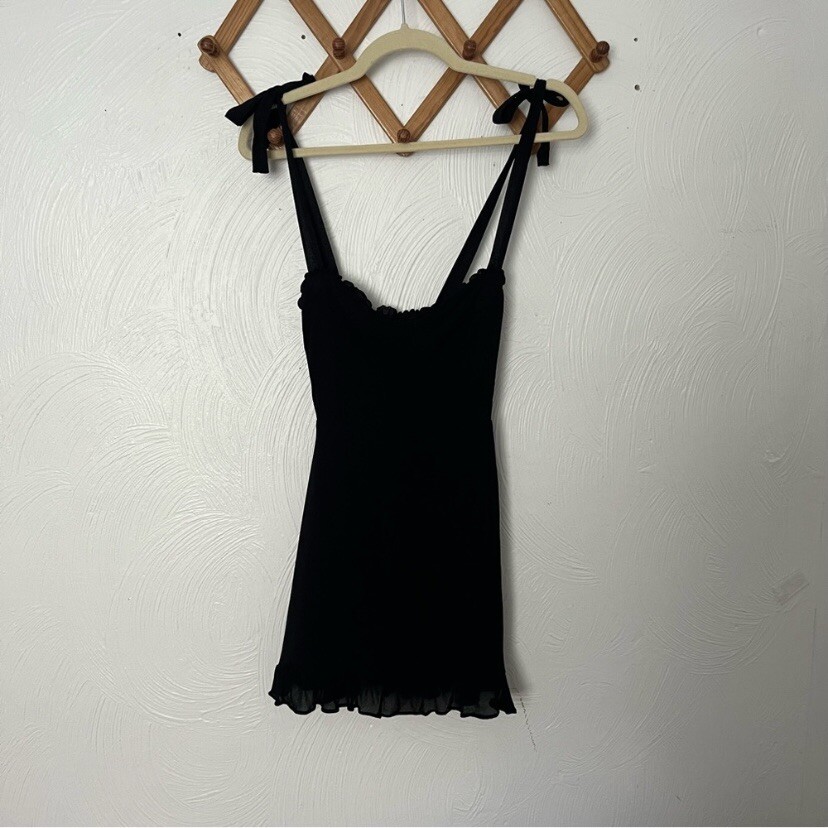 black mesh short sleeve dress Power Mesh Fitted Short Sleeve Mini Dress for Tall Women in Deep Black XL / Tall / Deep Black