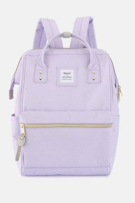 Himawari Waterproof Canvas Backpack Bag with Side Pockets