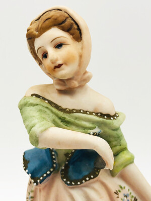 Pair of Vintage Ardalt Porcelain Figurines, Hand Painted, Japan