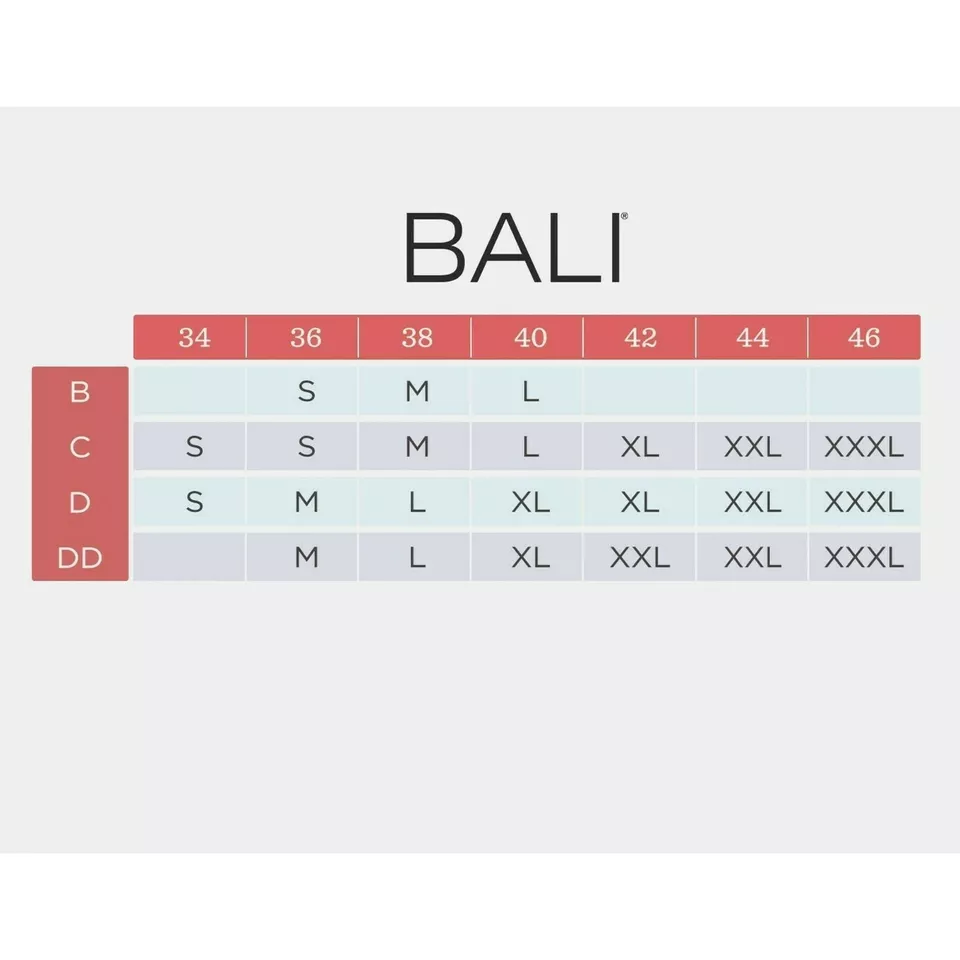 Bali DF3643 Women's Comfort Revolution Floral Jacquard T-Shirt Bra NEW - Image 2 of 4