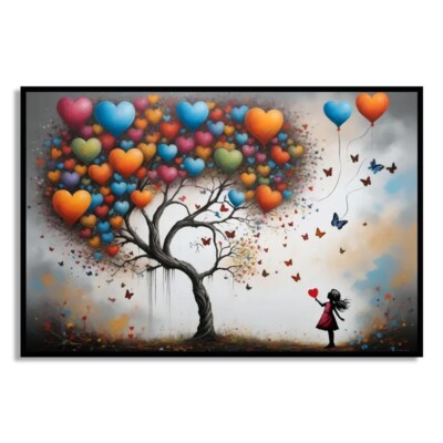 Banksy Graffiti Poster Druck | Wandkunst | Graffiti Bild