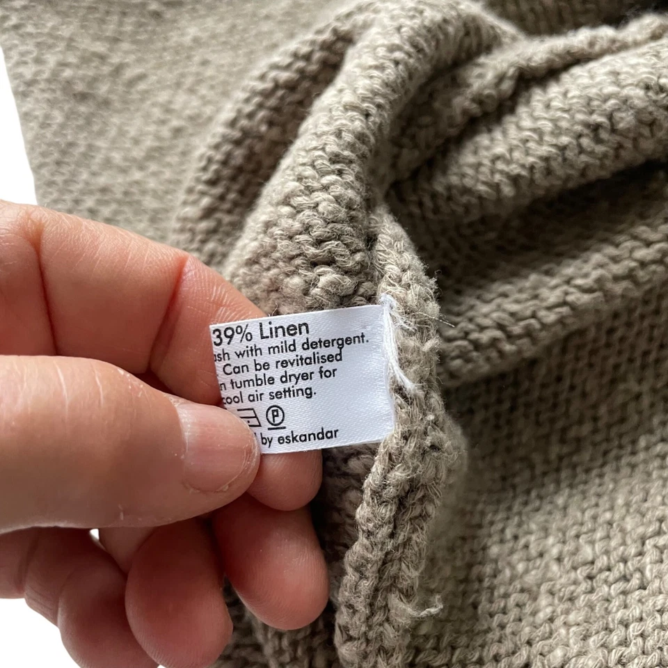 Eskandar Негабаритный Трикотажный Верх Ручной Ткацкий Станок В Шотландии - Изображение 4 из 4