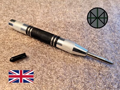 DODGE DESIGNS Automatic Spring Loaded Centre Punch Pre-drill Hole Marker - Glass Breaker