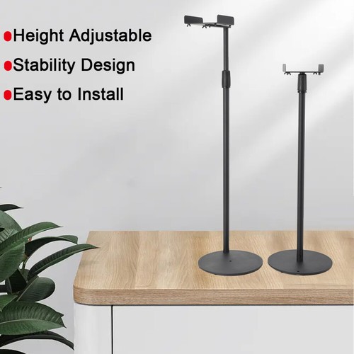 Adjustable Speaker Floor Stand Holder x 2 Universal Surround Sound Speaker Stand - Picture 3 of 16