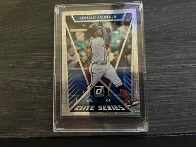 2020 Donruss Elite Series Ronald Acuna Jr. Vector