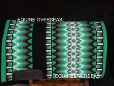 Western Horse Saddle Pad Blanket 100% New-Zealand Wool - Custom Your own Design