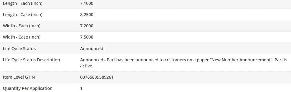 OEM Type Oil Filter WIX for BUICK SPORTWAGON 1964-1965 V8-4.9L - Image 4 of 4