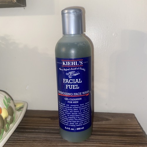 Kiehl's Facial Fuel Energizing Face Wash Gel Cleanser For Men 8.4 oz