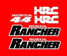 Honda Rancher S ES Stickers Decal Emblem Kit 2000-2006 350 TRX