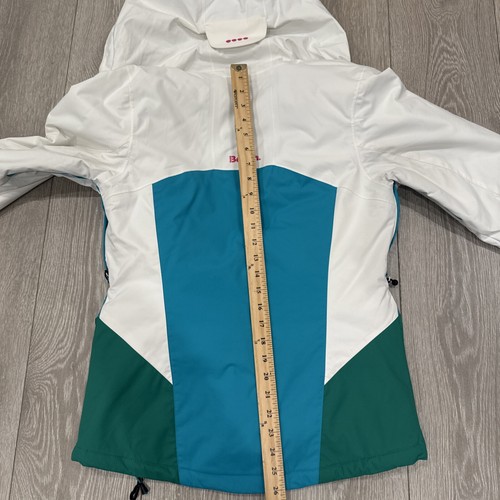 Bench Ladies Winter Ski Jacket Hiking Size M EU 38 Multi Color Green White - Picture 14 of 15