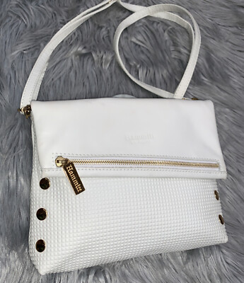Hammitt VIP White Fold Over Crossbody Bag Purse | eBay display picture 2