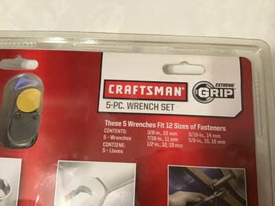 Tools 912758 Extreme Grip 5 Piece Wrench Set for sale online | eBay 