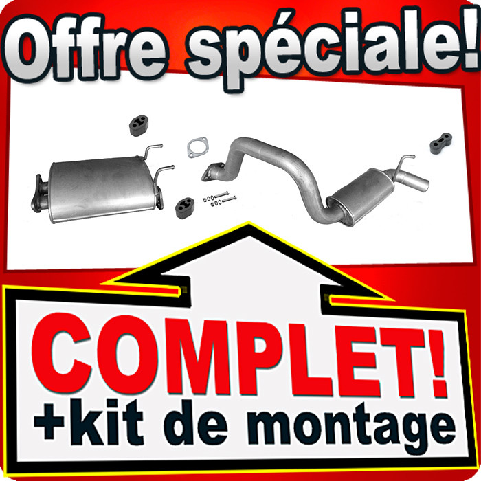 Ligne d'échappement anti-corrosion Ssangyong Korando KJ contre les fuites de gaz