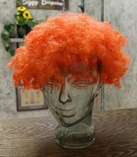 NWT Morphsuits Halloween Costume Fuzzy Adult Fancy Dress Wig. MXWOR Orange OSFA