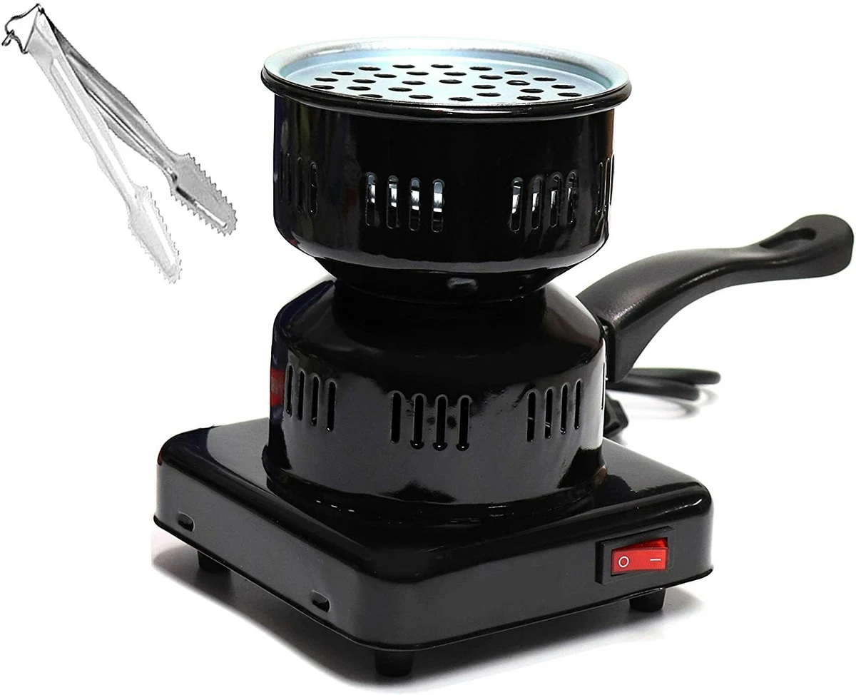Electric Hookah Shisha Coal Heater Stove Charcoal Burner Multi Purpose w/  Tongs | eBay