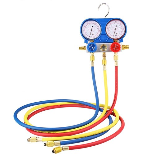 1/4"SAE Refrigeration Air Conditioning For R12/R502 AC Diagnostic Manifold Gauge - Picture 4 of 12