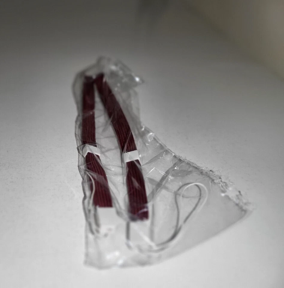 DOS (2) NUEVAS Correas de Muñeca de Mano Ajustables Borgoña para Mando Nintendo Wii #J24 Foto 3 de 4