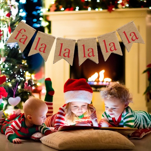 Dekorationsflagge Linie Weihnachtsfeierbanner Hängende Girlande Für Zu Hause
