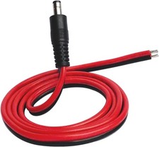 LIXINTIAN DC Power Pigtails Cable,3.3ft/1m14AWG DC Male Plug to Bare Wire Ope...
