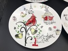 SET OF 4 LENOX 12 DAYS OF CHRISTMAS 8” DESSERT OR SALAD PLATES NEW — photo 3