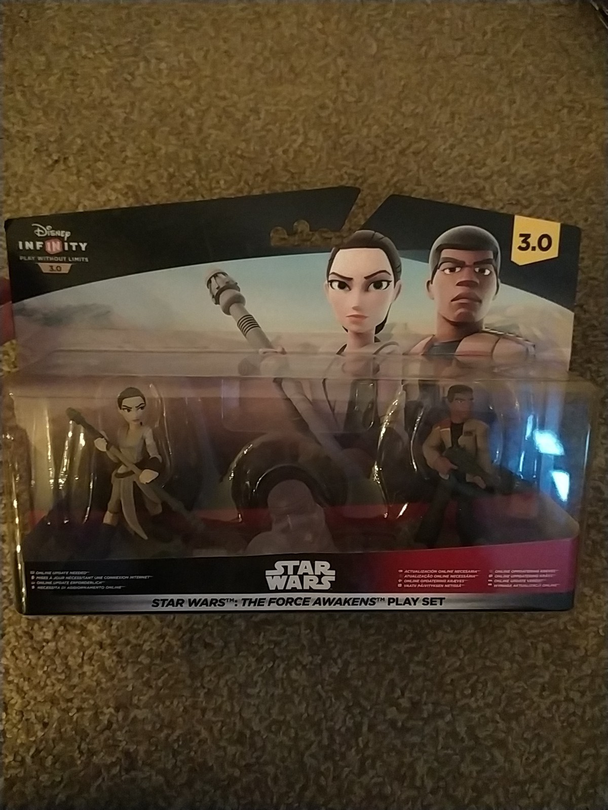 OFFICIAL Disney Infinity 3.0 Star Wars The Force Awakens Playset Rey Finn