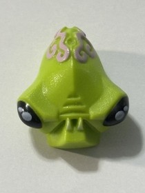 Lego Minifigure Head ~ Alien ~95202pb01 ~ 7050 ~ 7067 ~ 7052 ~ New ~