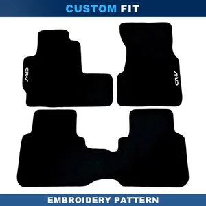 Pour Honda CRV 1997-2001 Qualité Tapis de carrelage noir Velour Liners